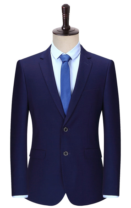 蘭色商務(wù)西裝定做款式與價格